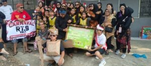 Semarak HUT RI di lingkungan RW 07, Kelurahan Dungus Cariang.