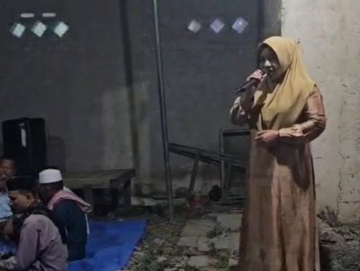 Arnih Aryani, S.Pd.I., menyatakan kesiapannya maju sebagai bakal calon Kepala Desa Karanganyar, Kecamatan Karangbahagia, Kabupaten Bekasi