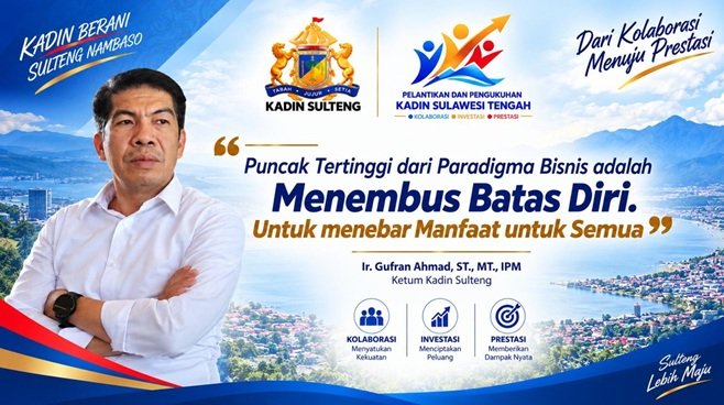 Ketua Umum Sulteng, Gufran Ahmad