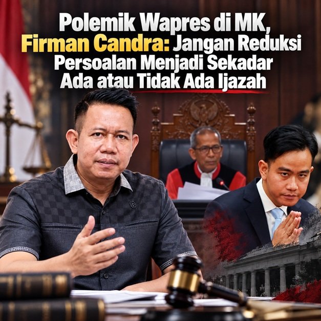 Akademisi hukum sekaligus lawyer nasional Dr. Firman Candra, S.E., S.H., M.H